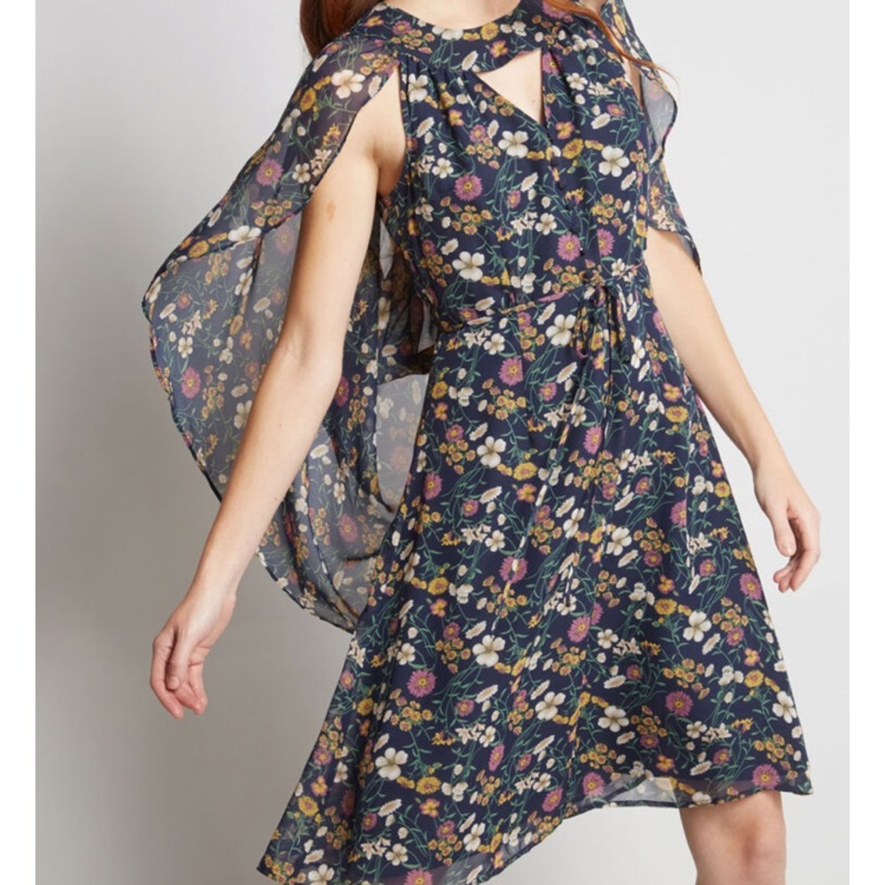 ModCloth Icing on the Cape A-Line Dress